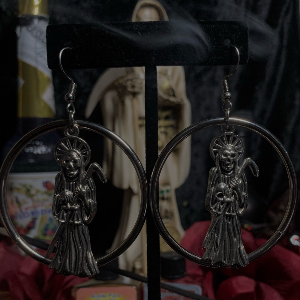 Santa Muerte Earrings